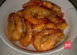 豆瓣酱烧大虾的做法图解5