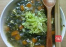 紫菜蛋花汤的做法图解3