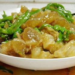 牛筋炒青椒的做法[图]