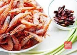 小葱北极虾的做法图解1
