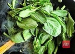 虾皮炒青菜心的做法图解5