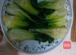 草菇菜胆的做法图解2