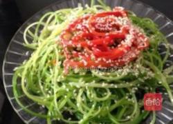 手撕蒜苗的做法图解4