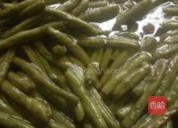 干炒豆角的做法图解4