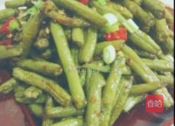 干炒豆角的做法图解6