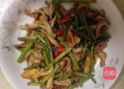 香辣蒜苗猪肚条的做法图解6