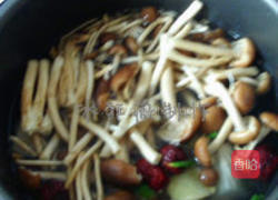 茶树菇萝卜肉骨头汤的做法图解2