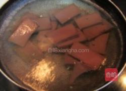 酸菜烧血旺的做法图解2