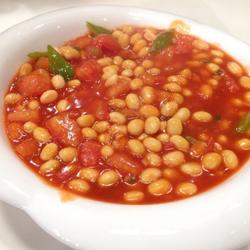 番茄烩黄豆的做法[图]