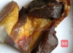 香干蒸腊肉的做法图解1