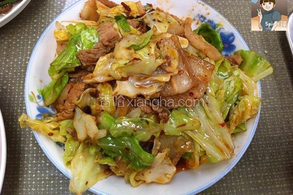 圆白菜炒肉