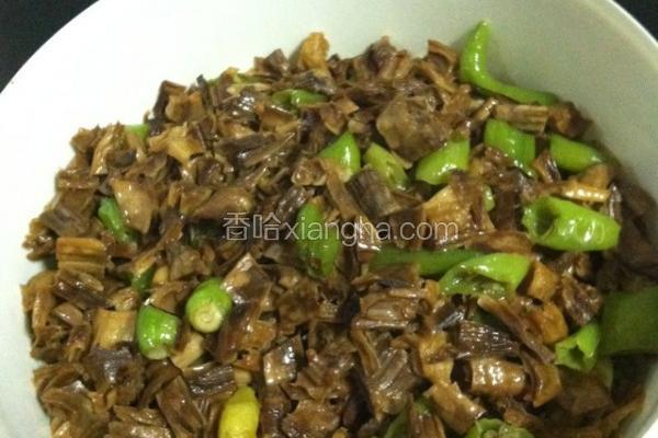 清炒笋干