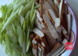 素炒香干芹菜的做法图解2