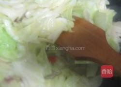 黑猪肉炒包菜的做法图解4