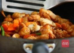 栗子扇贝肉与豆焖肉的做法图解2