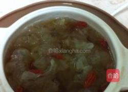 桃胶皂角米美容糖水的做法图解4