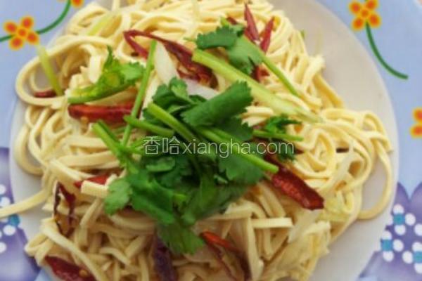 抢拌干豆腐