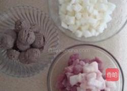 牛肉丸辫子蛋糕炸酱面的做法图解1