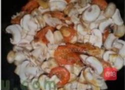 口蘑黑椒北极虾的做法图解3