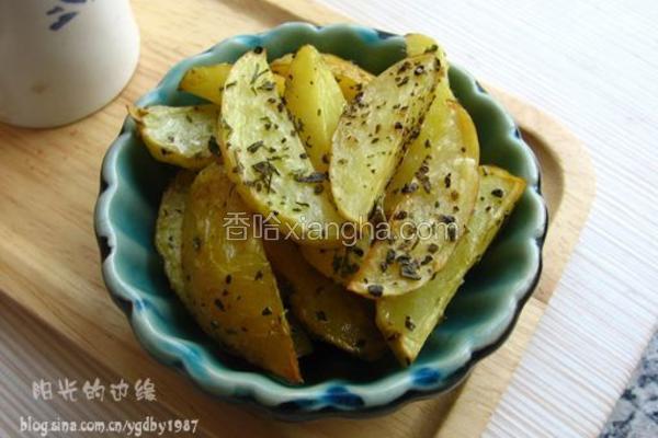 香草烤薯角