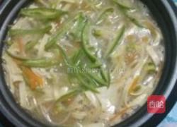 杂蔬千张煮年糕的做法图解4