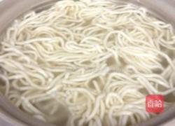 白菜肉末面条的做法图解4