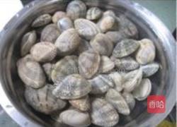 香辣豆豉炒花蛤的做法图解1