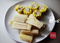 甘蔗粟米炖猪展的做法图解2