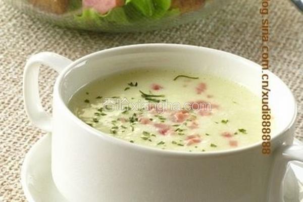 火腿土豆浓汤