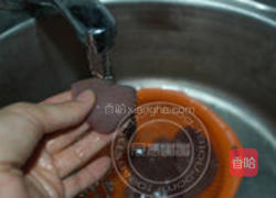 荷兰豆爆腰条的做法图解1