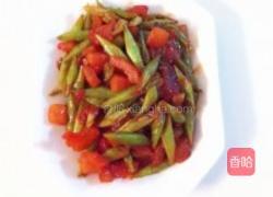 西红柿酱烧四季豆的做法图解2