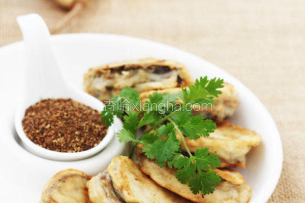 椒盐煎茄盒