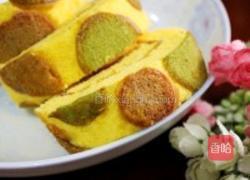波点彩色蛋糕卷的做法图解15