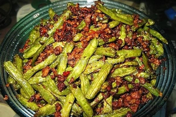 肉末芽菜煸豆角