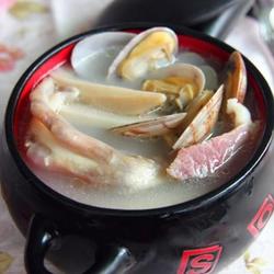 鸭掌杏鲍菇蛤蜊汤的做法[图]