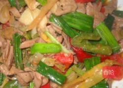 肝腰合炒的做法图解3
