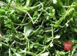 荠菜花汤的做法图解1