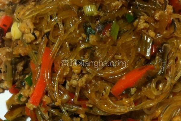 酸菜版蚂蚁上树
