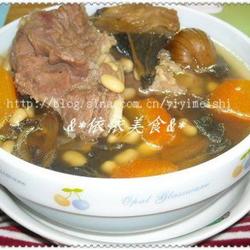 黄豆菜干骨头汤的做法[图]