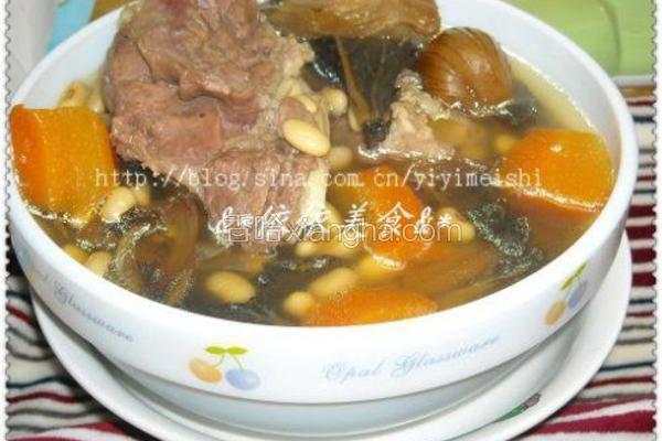 黄豆菜干骨头汤