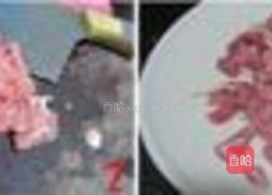 枸杞叶肉丝汤的做法图解2