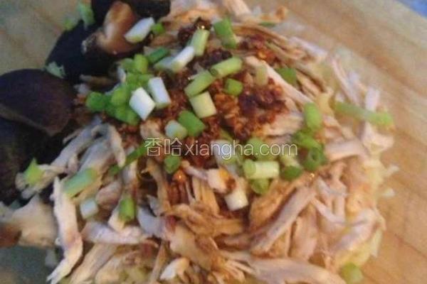LUSIK宅男厨房鸡丝香菇凉拌方便面