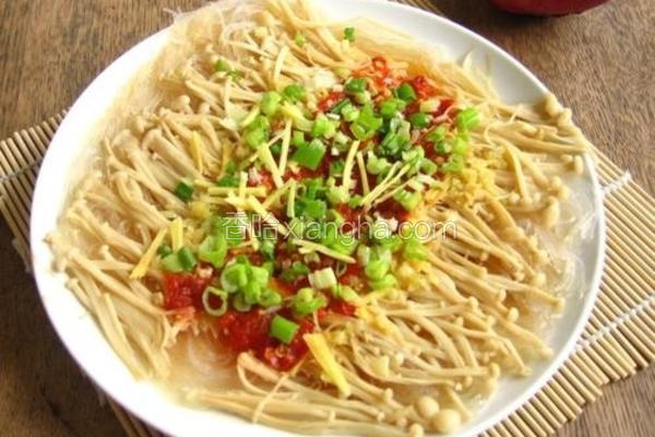 剁椒粉丝金针菇