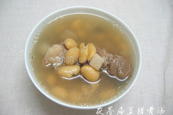 茯苓扁豆猪脊骨汤