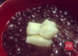 红小豆年糕汤的做法图解1