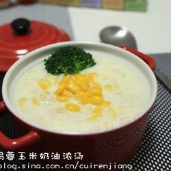 鸡蓉玉米奶油浓汤的做法[图]