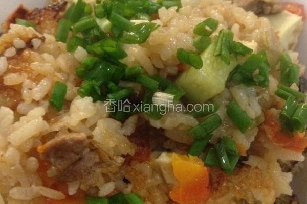 孜然羊肉杂烩锅巴饭