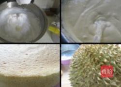 榴莲芝士蛋糕的做法图解2