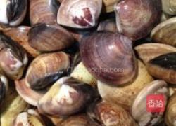 清酒燉文蛤的做法图解1