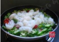 秋葵炒魔芋的做法图解4